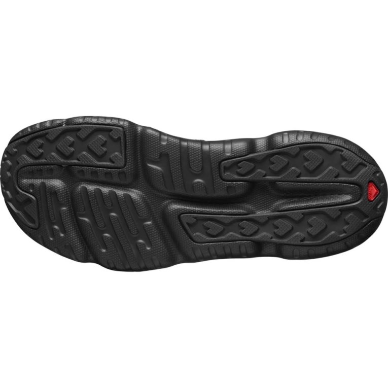 Black Salomon Reelax 5.0 Men's Slides | IE JE0432